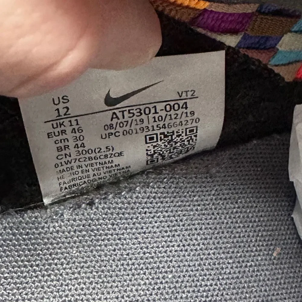 Nike React Sertu Grey Sneakers with Colorful Accents 12‎